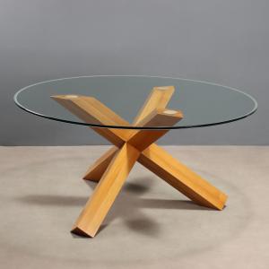 Mesa 'La Rotonda' de Mario Bellini para Cassina - Años 80