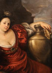La regina Artemisia con amorino, Francesco Cairo (Milano 1607 - 1665) bottega di - Foto 6