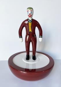 Joker - Scultura in ceramica di Stefano Puzzo