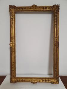 VERGOLDETER RAHMEN AUS FEINGOLD, VENEDIG