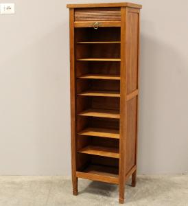 Antiker Aktenschrank mit Rollladen aus Eichenholz - Foto 6