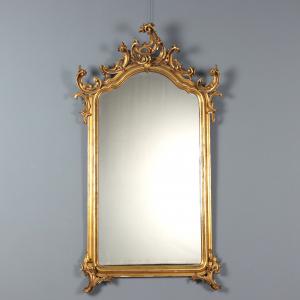 Gilded Mirror, Italy, mid-20th Century.