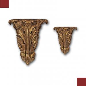 PAIR OF ARCHITECTURAL WALL FRIEZES, MID 18TH CENTURY