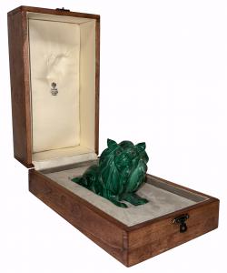 LEONE IN MALACHITE " FABERGE' "