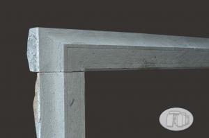 STONE FIREPLACE
