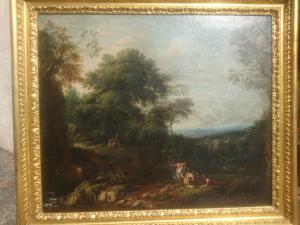 Par de paisagens de Jan Frans van Bloemen (1662-1749) conhecido como l'Orizzonte VENDIDOS