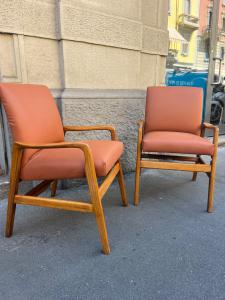Coppia poltroncine Gio ‘ Ponti per Cassina ( erichette dell epoca)