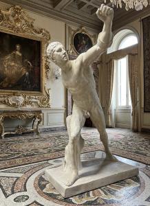 Grande scultura in gesso a misura naturale H170