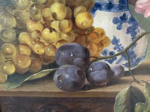 Stillleben mit Rosen und Obst - Foto 5