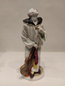 Pierrot con chitarra Anton Büschelberger, Karl Ens, Volkstedt,  1920