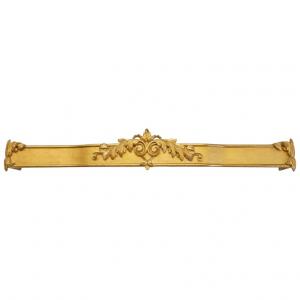 Antica riloga per tende in legno dorato - M/1693 -