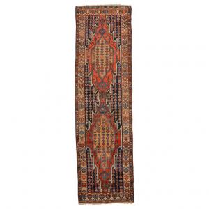 Rare Persian MAZLEGAN runner - No. 1126 -