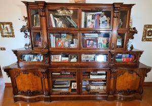 Large credenza, on three levels.
