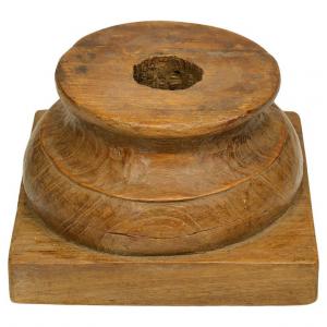 Kleines Kapitell aus Teakholz - M/353 -