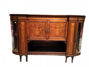 Servante vittoriano inglese del 1800 in legno di palissandro