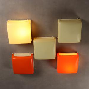 Five 'Cnosso' Artemide Lamps by Angelo Mangiarotti