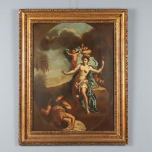 Dipinto con Allegoria dell'America