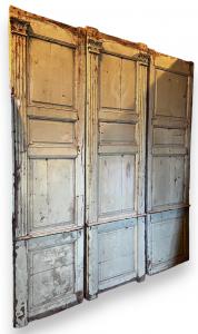 DARB245 - Boiserie laccata, da restaurare, epoca '800, misure cm L 222 x H 250