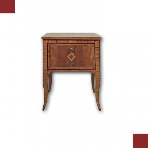 NIGHTSTAND WITH INLAY LOUIS XV-XVI SECOND HALF 18TH CENTURY