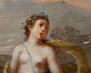 Bottega di Victor Honoré Janssens (Bruxelles, 1658 – Bruxelles, 1736), Paesaggio con figure mitologiche - Foto 5