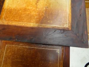 Scrivania in stile Impero in mogano Napoleone III con bronzi fine "800 francese - Foto 6