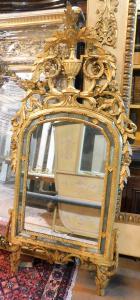 SPECC512 - No. 2 gilded mirrors, 18th century, size cm W 78/88 x H 176/184