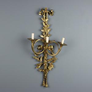 Gilt Bronze Sconce Italy, 19th Century