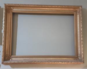 CORNICE IN LEGNO DORATO EPOCA IMPERO
