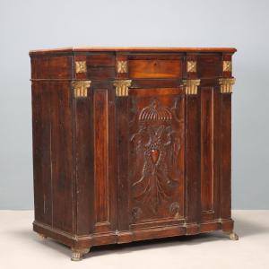 Credenza in Noce e Abete Italia Fine XVIII Secolo