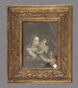 Madonna con il Bambino e San Giovannino, ambito italiano del XVII secolo