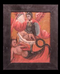 Scuola di Cuzco (Perù), San Michele Arcangelo, Sec. XVIII