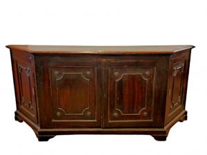 Credenza scantonata con cassetti per biancheria 