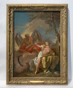 Círculo de Sebastiano Ricci (Belluno 1659 - Veneza 1734) - O Tempo e a Juventude. - Foto 6