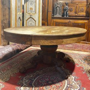 TAV332 - Importante tavolo ovale in noce, misure cm L 176 x H 76 x P 140