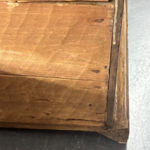 Antica credenza servante Bologna XVII sec noce . Mis 132 x 49 h 100  - Foto 8