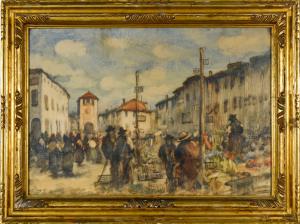 VITTORE ANTONIO CARGNEL - Das Vogel-Fest in Sacile (1921)