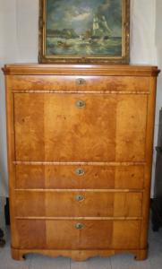Biedermeier Sekretär H 145 - 108 x 48