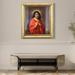 Italienische religiöse Gemälde Madonna von 1929