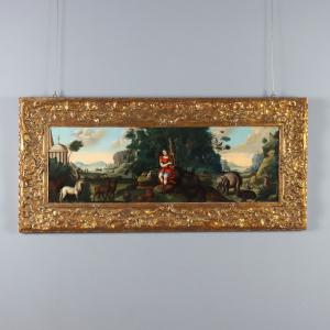 Dipinto Orfeo Incanta gli Animali
