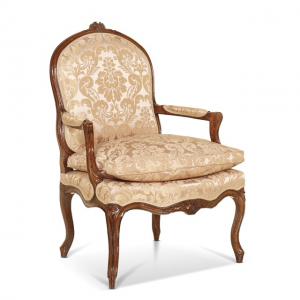 Walnut armchair