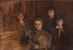 GAETANO ESPOSITO - Portrait of the sister's family