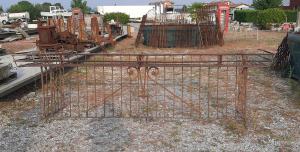 Iron balcony railing