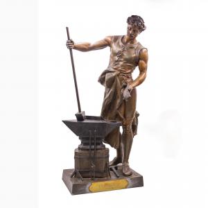 "Le Forgeron" di Henri Etienne Dumaige, Fine '800, “Le Forgeron” by Henri Etienne Dumaige, late 19th century. 