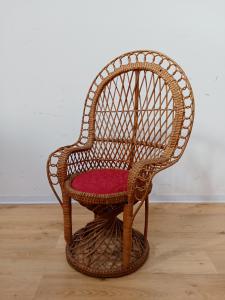 Poltroncina in vimini da bambino - metà 900 - piccole dimensioni
