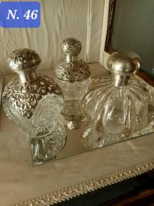 BOCCETTE  PORTA PROFUMI IN ARGENTO