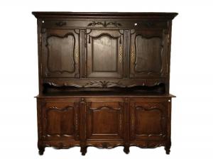 Credenza doppio corpo francese stile Provenzale del 1800