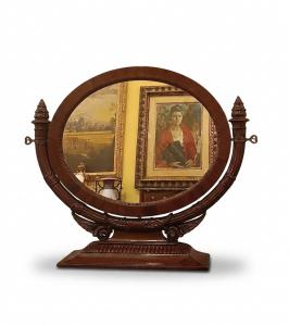 PSICHE IN MOGANO CARLO X PRIMA META' XIX SECOLO 
