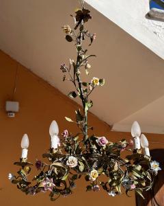 Blumenkorb-Kronleuchter