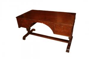 Scrivania Stile Direttorio Francese del 1800 In Legno di Mogano