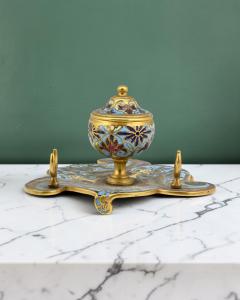 Calamio in Cloisonné - Francia Inizio XX Secolo 